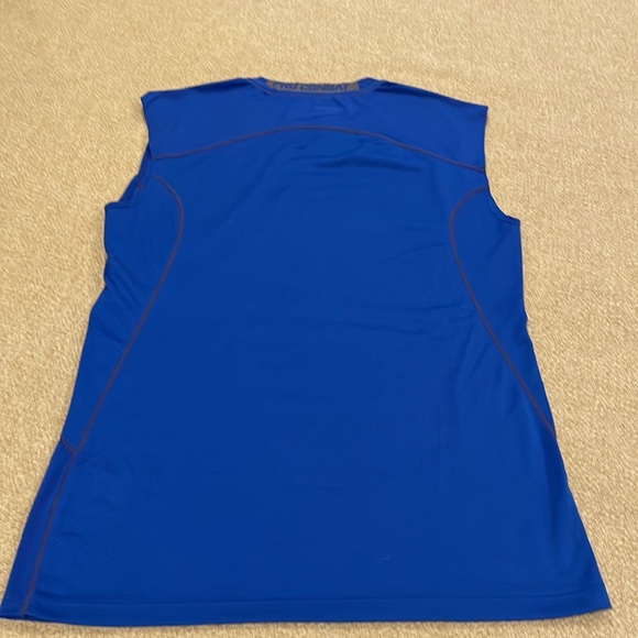 Nike Pro Combat Men’s Medium Fitted Dri-Fit Blue Shirt - Picture 3 of 8